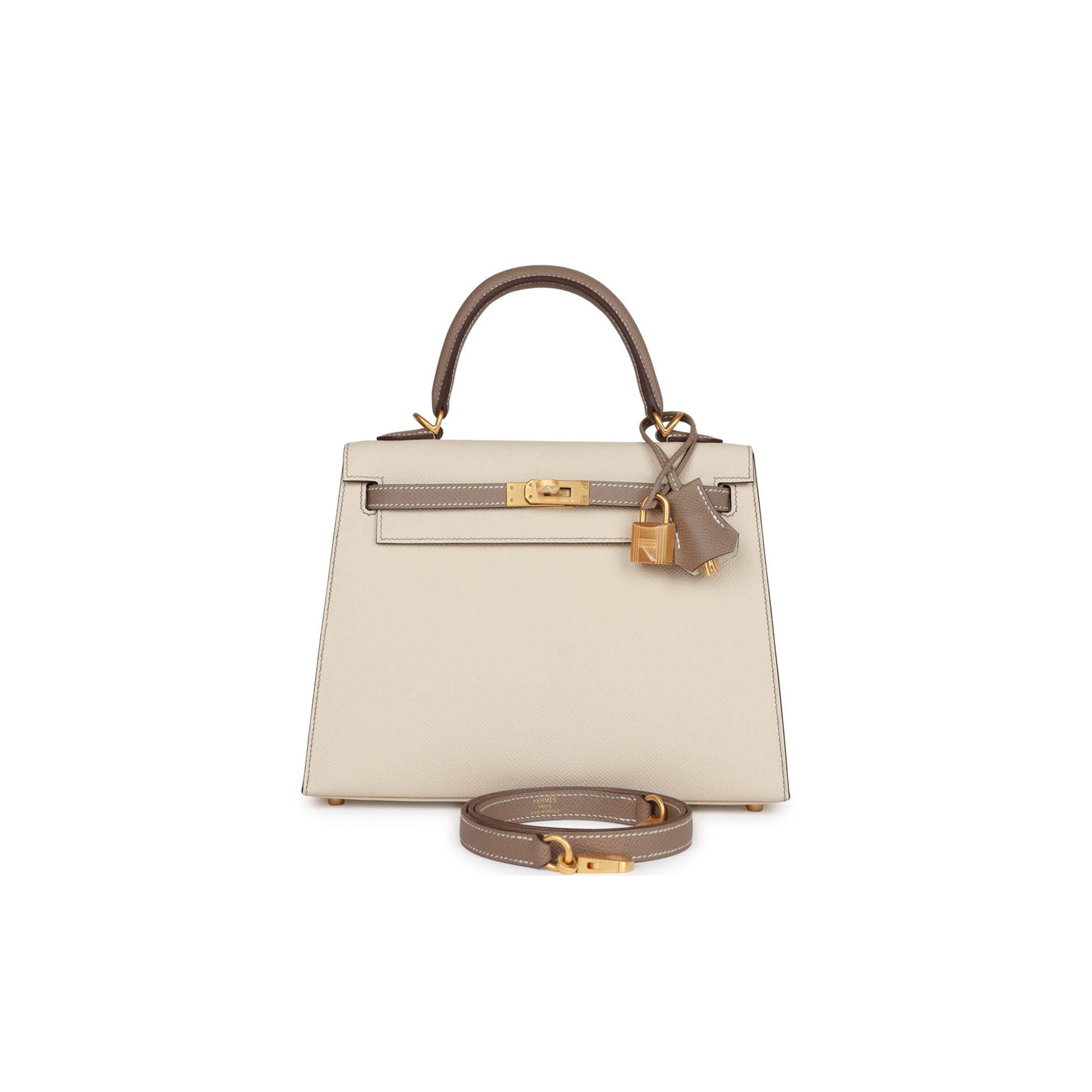 HERMES KELLY 25 EPSOM BRUSHED GOLD HARDWARE (25*17*7cm) HERMES KELLY 25 EPSOM BRUSHED GOLD HARDWARE (25*17*7cm)